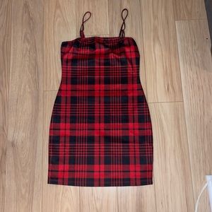 Buffalo Plaid Mini Dress - TBD